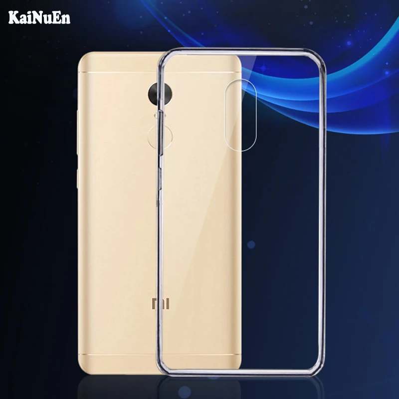 

KaiNuEn Transparent Clear Soft Back TPU Phone cover coque case For Xiaomi Redmi Note 4 x Note4 / Note 4x note4x Silicone silicon