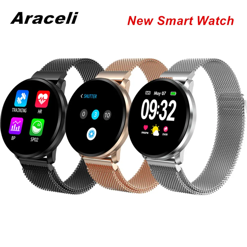 

2019 New Touch Screen Smart Watch Men Waterproof Blood Pressure Sport Women Bluetooth Smartwatch Heart Rate Bracelet Smart Watch