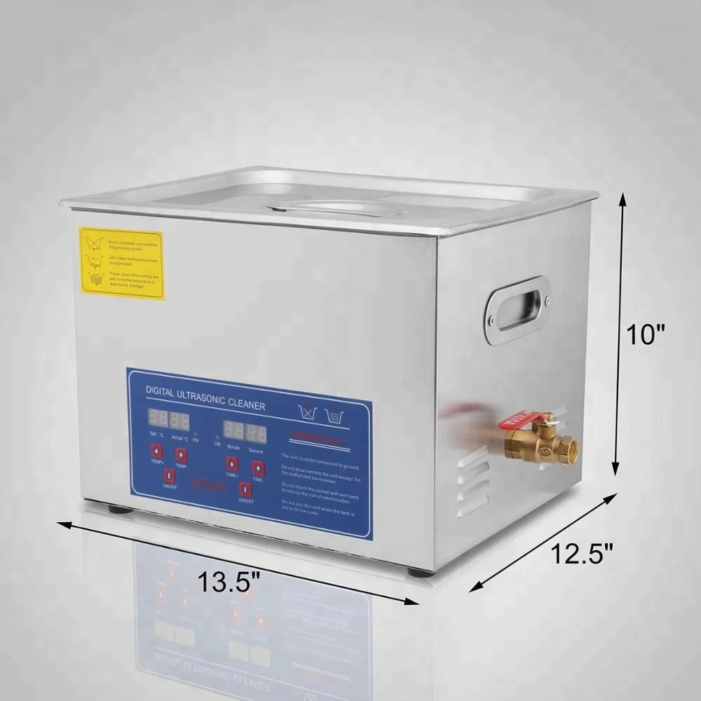 New 15L Pro Digital Ultrasonic Cleaner Cleaning Jewellery Bath w/ Heater Tank Timer Professional | Бытовая техника