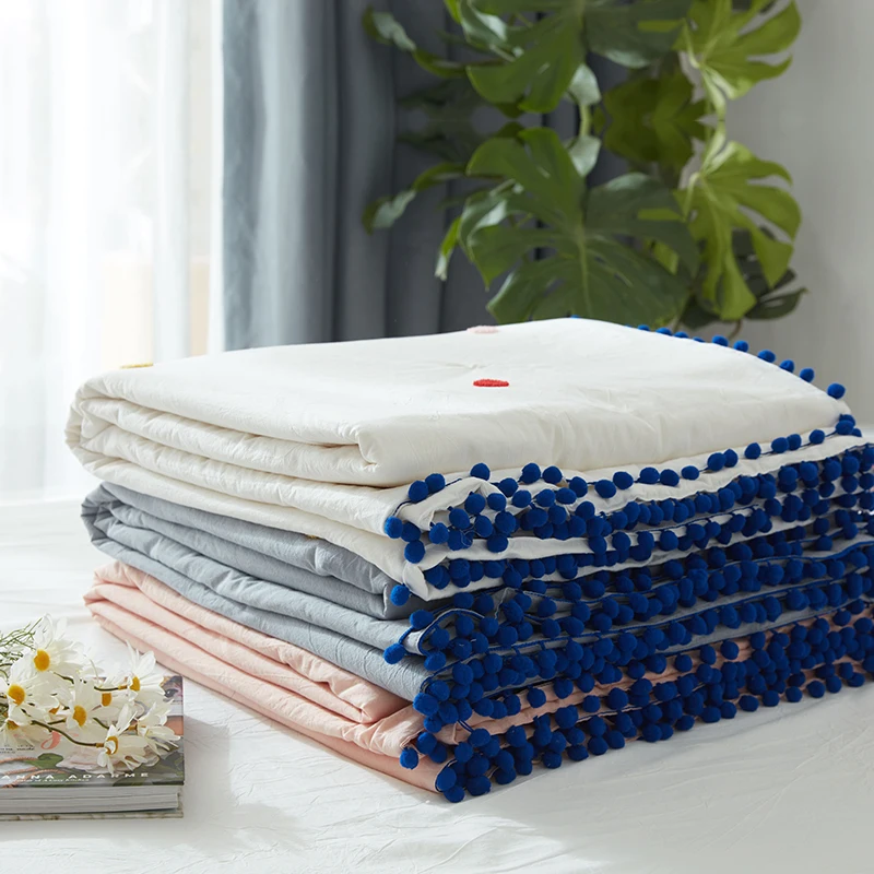 Fresh simple The air conditioning is washed cotton can be washed with