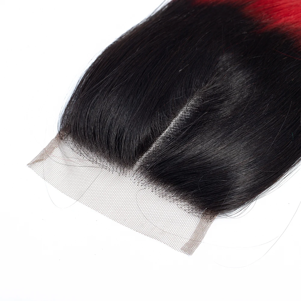 Ombre Bundles With Closure Dark Roots Ombre Red Human Hair Malaysian Straight Hair 3 Bundles QT Red Bundles With Closure Remy Ombre Bundles With Closure Dark Roots Ombre Red Human Hair Malaysian Straight Hair 3 Bundles QT Red Bundles With Closure Remy