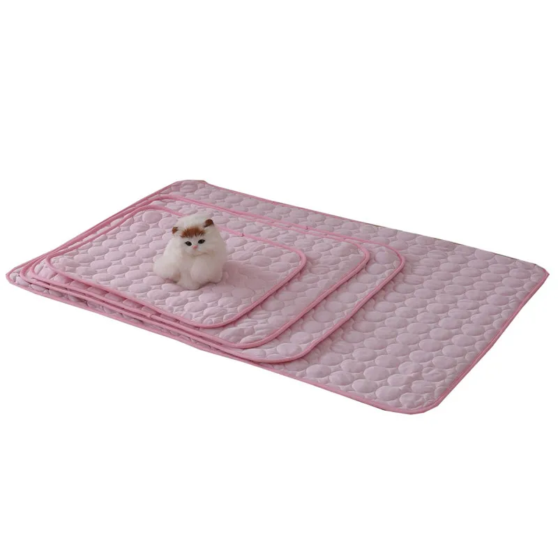 Summer Cooling Mats Blanket Ice Pet Dog Bed Sofa Mats For Dogs Cats Sofa Portable Tour