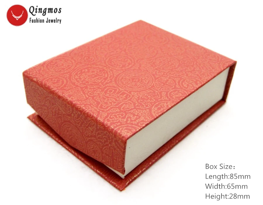 

Qingmos Beautiful 1X Rectangle Paper Multi Purpose China Red Bracelet Necklace Pendant Jewelry Display Gift Box who103