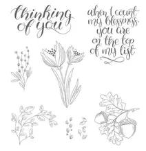 Thinking of you Flower Transparent Clear Silicone Stamp Seal DIY Scrapbooking photo Album Decorative Clear Stamp