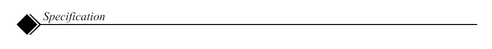 specification