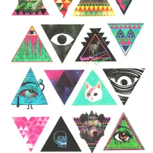 Новинка глаза ПВХ водонепроницаемый ноутбук компьютер планшет кожа Наклейка для Mac Apple samsung телефон холодильник чемодан DIV стикер s