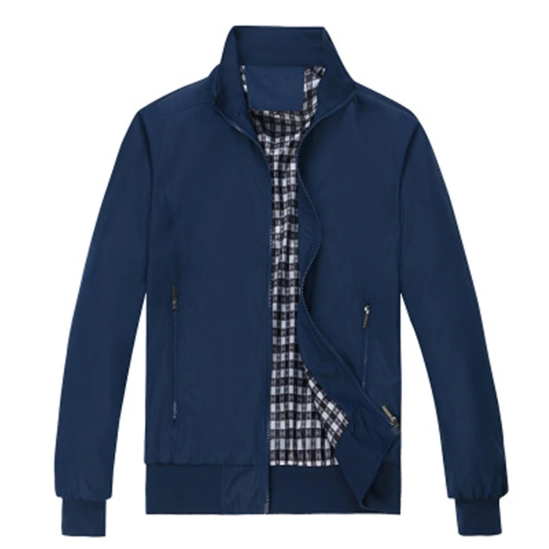 Мужские куртки и пальто, ветровка, одежда, модные куртки для мужчин, VESTE Homme jaqueta Masculina, повседневная верхняя одежда - Цвет: dark blue