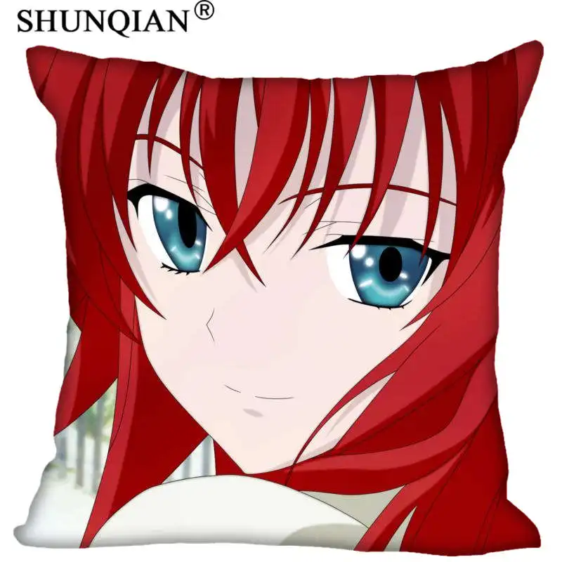 

New Custom High School DxD Pillowcase zipper Two sides 35x35cm 40x40cm 45x45cm 50x50cm 60x60cm Custom your image