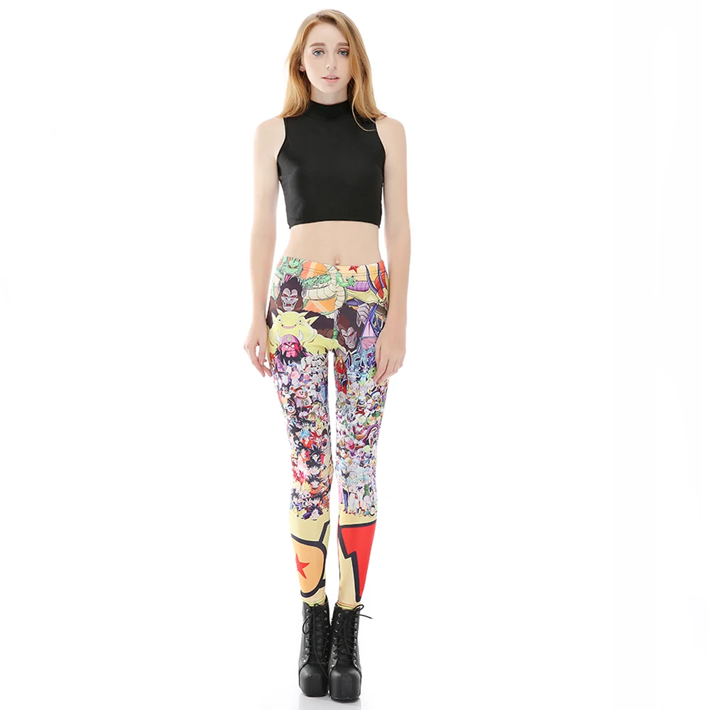 

Digital PrintingElastic Casual Pants Cartoon gorilla Pattern Women Leggings 7 sizes Fitness Clothing Free Shipping