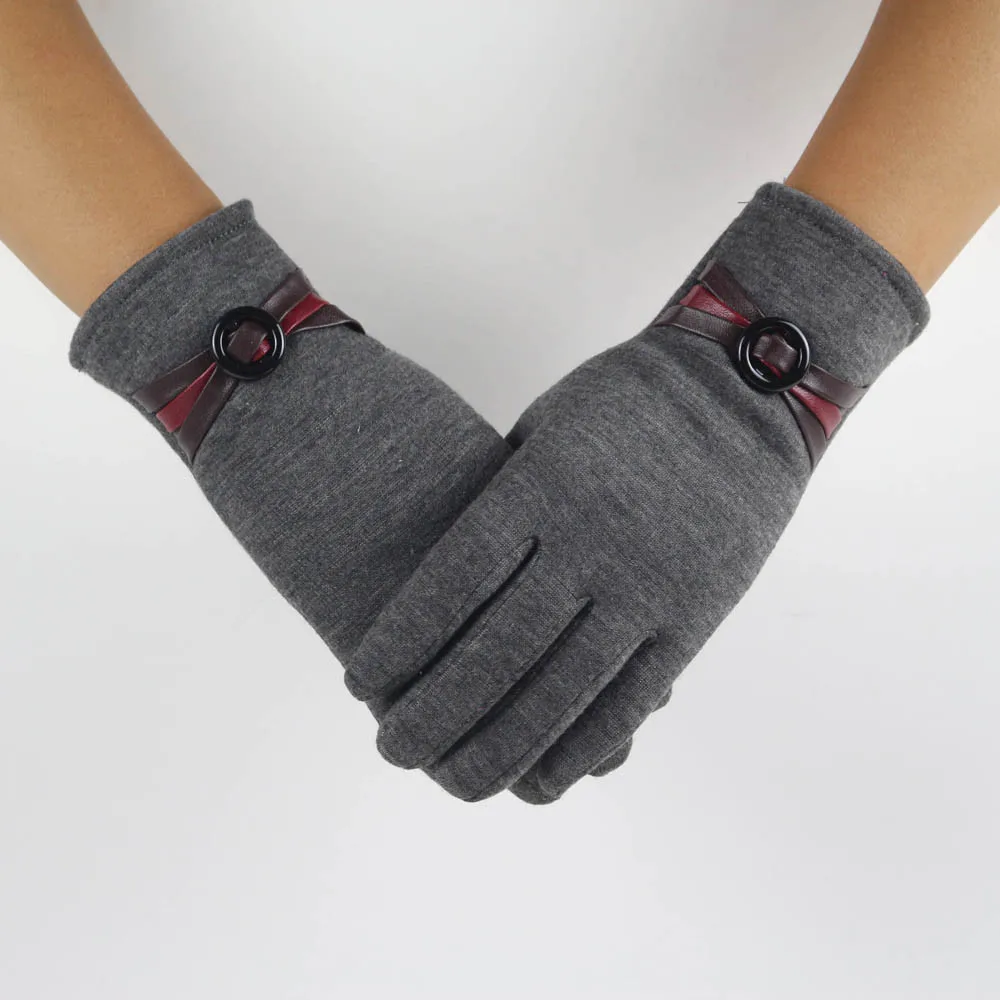 Guantes invierno mujer, женские теплые перчатки, мягкие, на запястье, толстые, варежки, полный палец, новинка, перчатки для экрана, удобные, mitaines femme