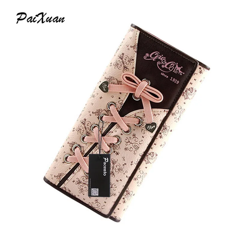 

designer wallets famous brand women wallet 2017 women's long leather wallet Pink lady purses cuzdan portfolio Carteira Feminina