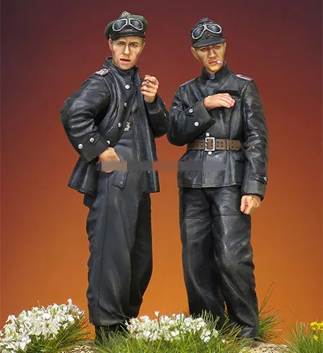 1/35 Resin Figure Model Kits WW2  German Officers Unassembled unpainted