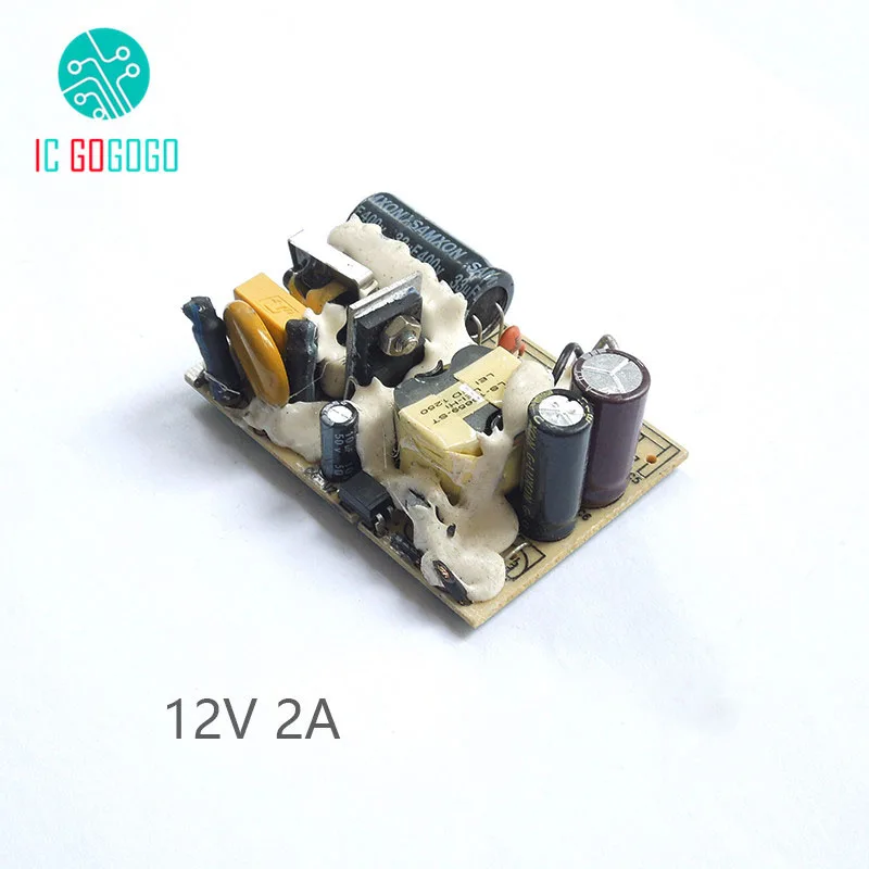 AC DC 12V 2A 2000mA Импульсный модуль питания Переключатель печатная плата для замены