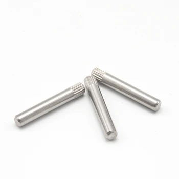 

5pcs M2- M2.5 socket tail locating pins dowels Knurled cylindrical pin dowel 304 stainless steel 25mm-40mm length