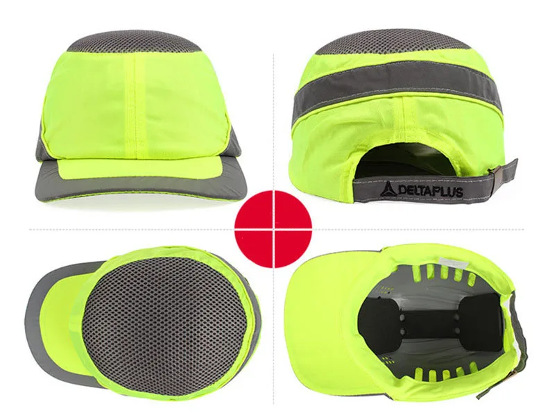 Bump Cap Work Safety Helmet With Reflective Stripe Baseball Style Hard Hat Breathable Security Anti-impact Helmet Protective Hat (7)
