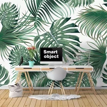 Beibehang пользовательские обои скандинавские тропические листья банановый лист ТВ диван фон стены бумаги домашний декор папье peint росписи
