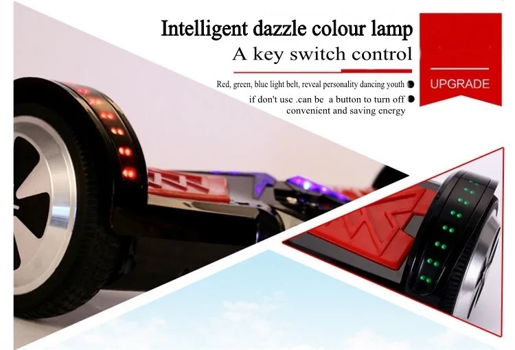 Hoverboards 6.5 Led Lights Electric Skateboard Hoverboard Self Balancing Scooter Hoover Board with Bluetooth electric scooter (5)_conew2