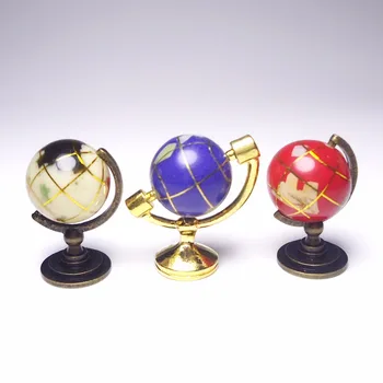 

1:12 dollhouse miniature 10 styles Mini globe Furniture toy match for forest animal collectible Gift 2018