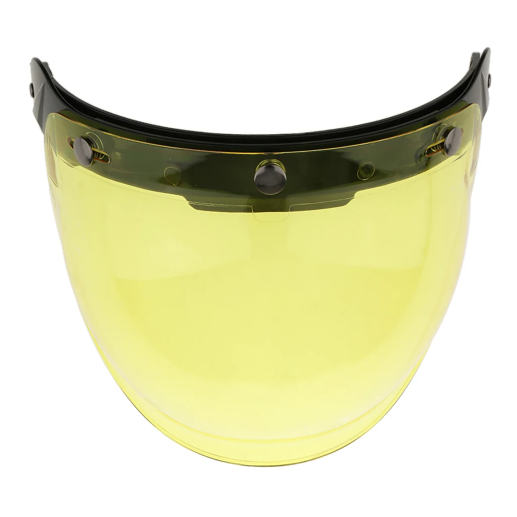 Universal Flip up Lens Bubble Visor Full Face Shield Mask Wind Protector 4 Colors For Retro Motorcycle Helmet Moto Capacete  