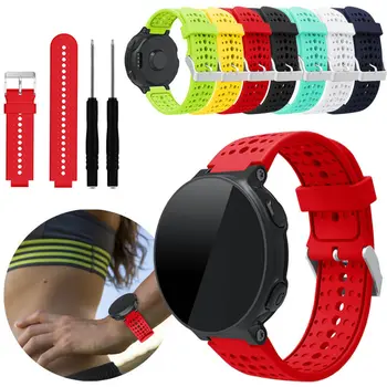 

For Garmin Forerunner 220 230 235 620 630 735XT Watchband Quick Release Easy Fit Wrist Bracelet Silicone Replacement Watch Band
