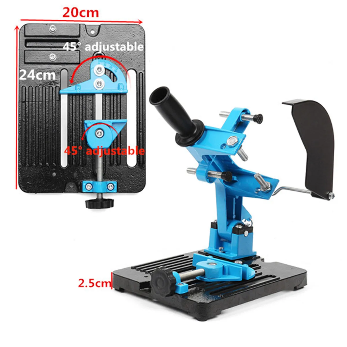 

115-150 Angle Grinder Stand Angle Cutter Support Bracket Holder Dock Cast Iron Base Holder Power Tool Accessories