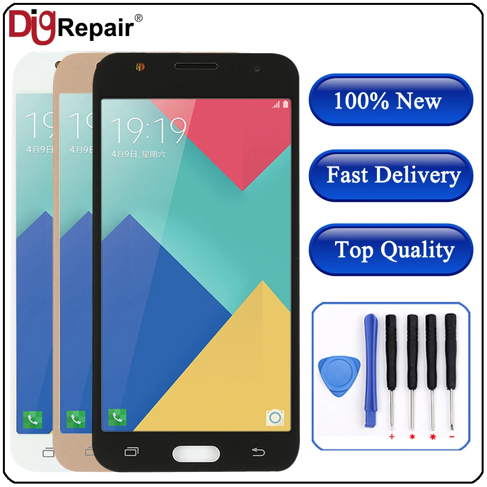 

For SAMSUNG Galaxy J5 2015 display J500 J500F J500FN J500M J500H display Touch Screen Digitizer j500 lcd For Samsung J5 2015 lcd