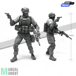 Миниатюрный 1/35 современной армии США спецназ командир отдельного солдата Смола Модель Рисунок комплект TLP-09