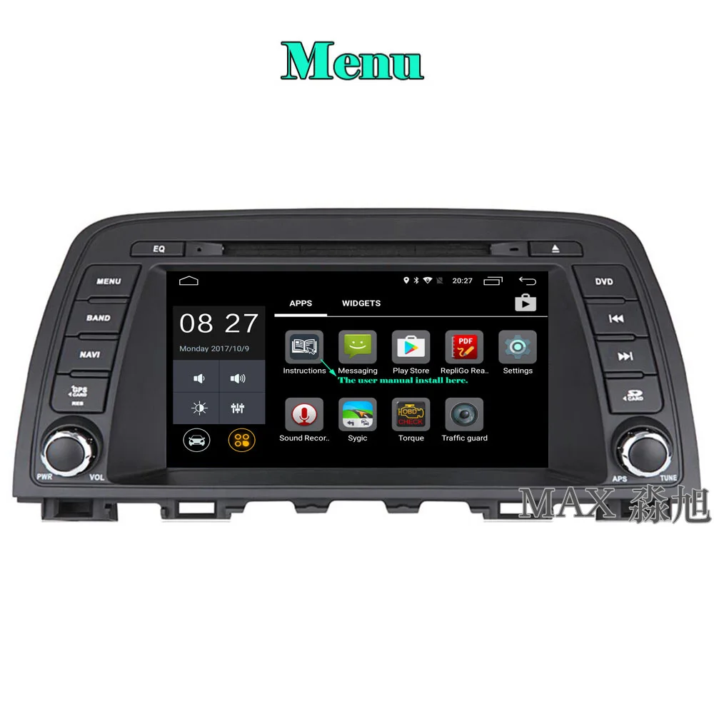 Clearance MAX For Mazda CX-5 2013 + Car Radio GPS Navigation System CD Player Bluetooth call/music SWC free map 4G Mirror Link 2