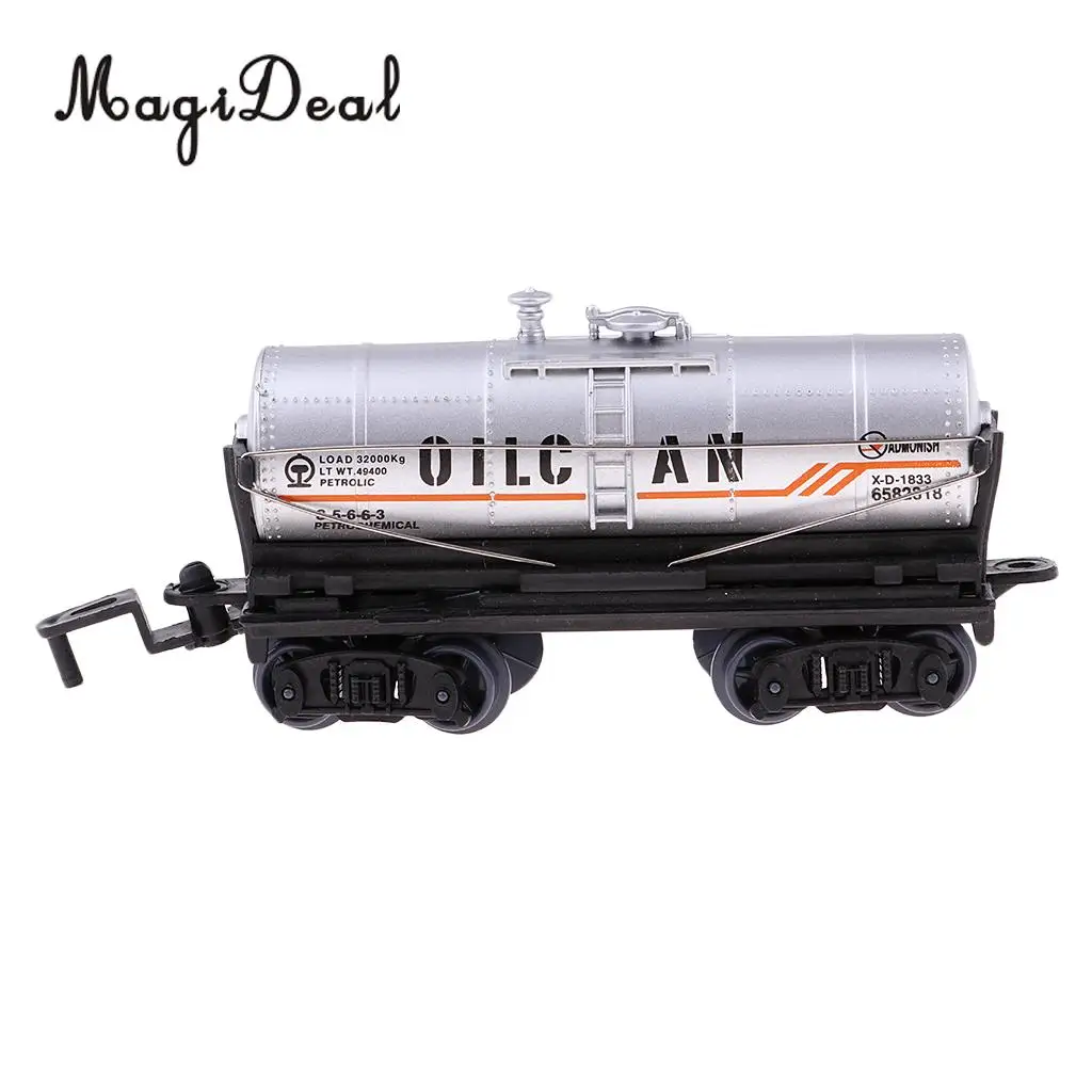 Simulation Train Oil Transport Tank Car Tanker Truck Model Diecast Vehicle Children's Toy Car Gift