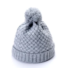 Зимние Брендовые женские мяч Кепки пом Англичане зимняя шапка для Для женщин девушки шапка вязаные шапочки Кепки шапка толстые Для женщин; skullies шапочки