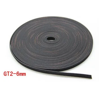 

10Meters GT2 timing belt wide 6mm Rubber 2GT-6mm Small Backlash