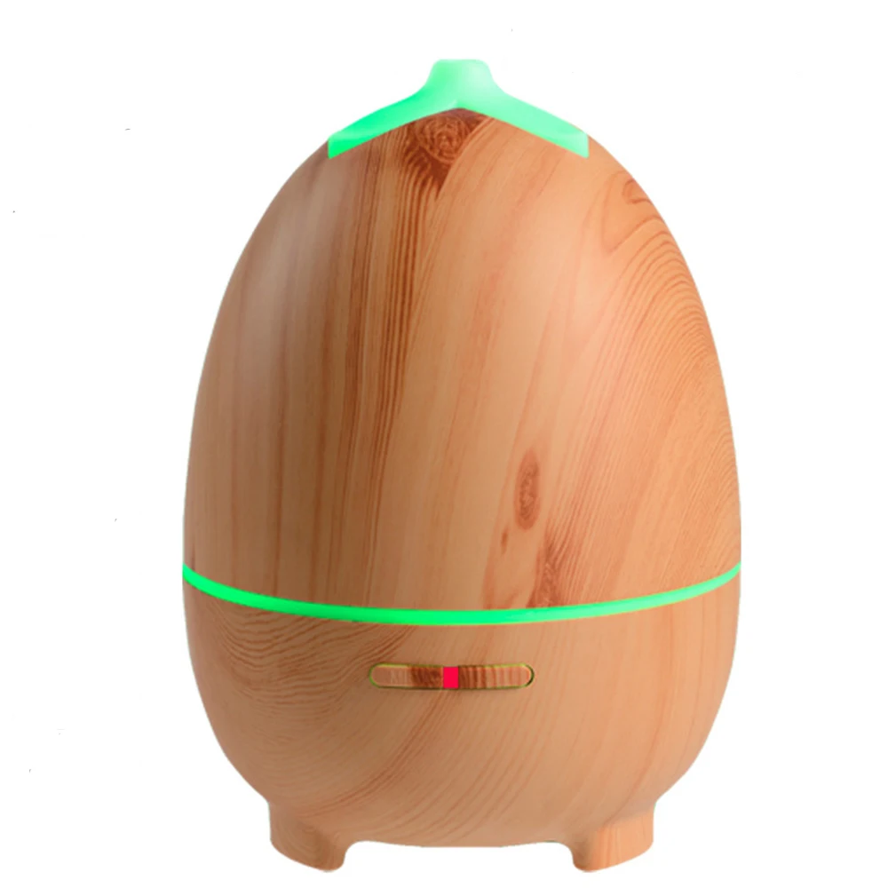 

300ML Aromatherapy Essential Oil Diffuser with LED Lights for Home Ultrasonic Cool Mist Air Humidifier Wood Grain Water Atomizer