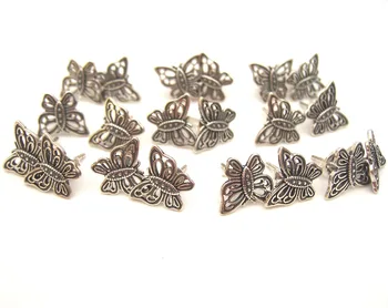 

SSVWGEH19 10X 100% Authenticity S925 Sterling Silver Earrings SilverBead Fit European Charms Bracelet diy jewelry Lampwork