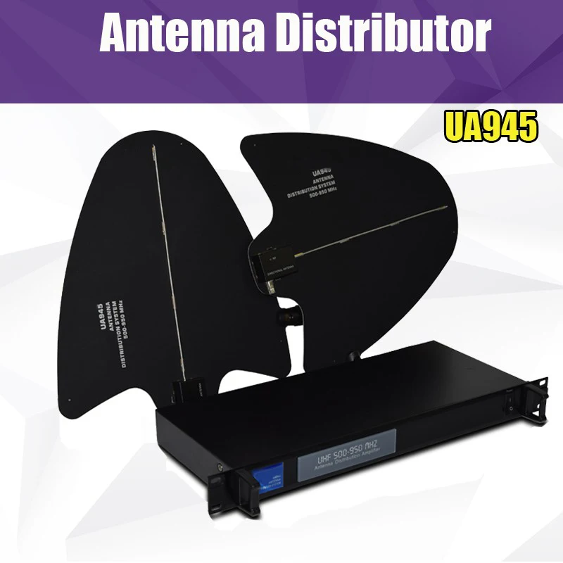 

Directional Antenna Distributor UA945 for Wireless Microphone Four Sets 400M 500-950MHz Controlled Antenna Booster