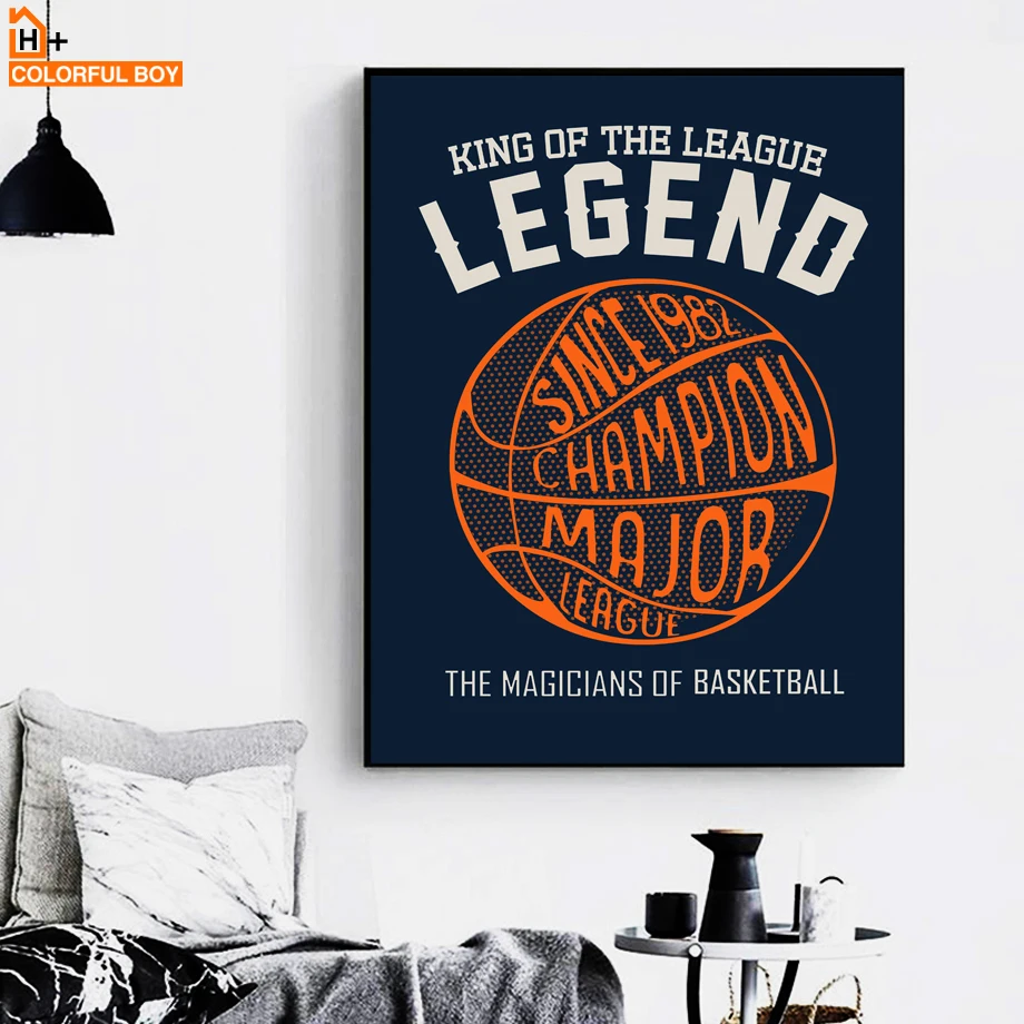 Basketball Legend Quote Memorial Nordic Posters And Prints Wall