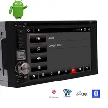 Audio 2 Din Touchscreen, Bluetooth,Navigation/GPS Map,DVD CD Player support USB SD FM Stereo Monitor Wifi/1080P Wireless Remote