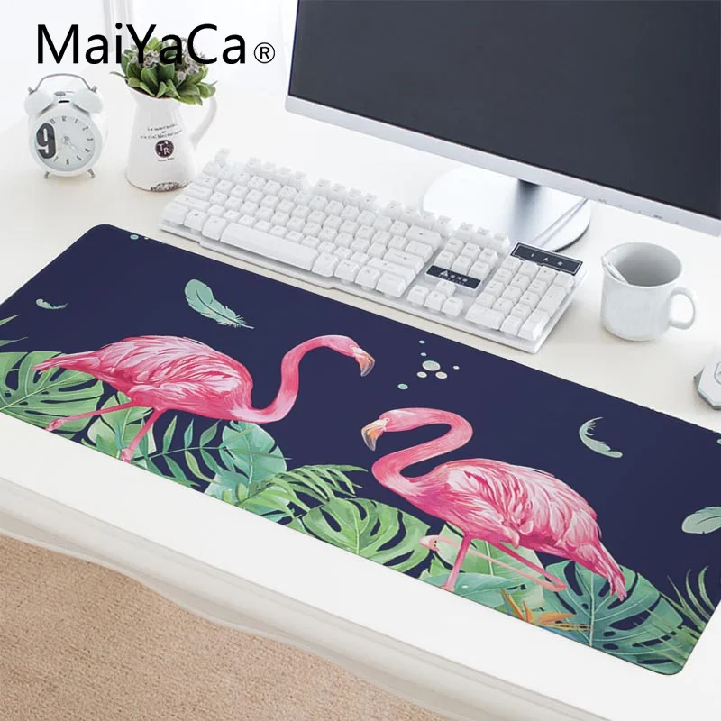 MaiYaCa Tropical Green Leaf Flamingo Pink Mouse Pad 900x400x2mm Pad to Mouse Notbook Computer Mousepad HD Print Gaming Pad MaiYaCa Tropical Green Leaf Flamingo Pink Mouse Pad 900x400x2mm Pad to Mouse Notbook Computer Mousepad HD Print Gaming Pad