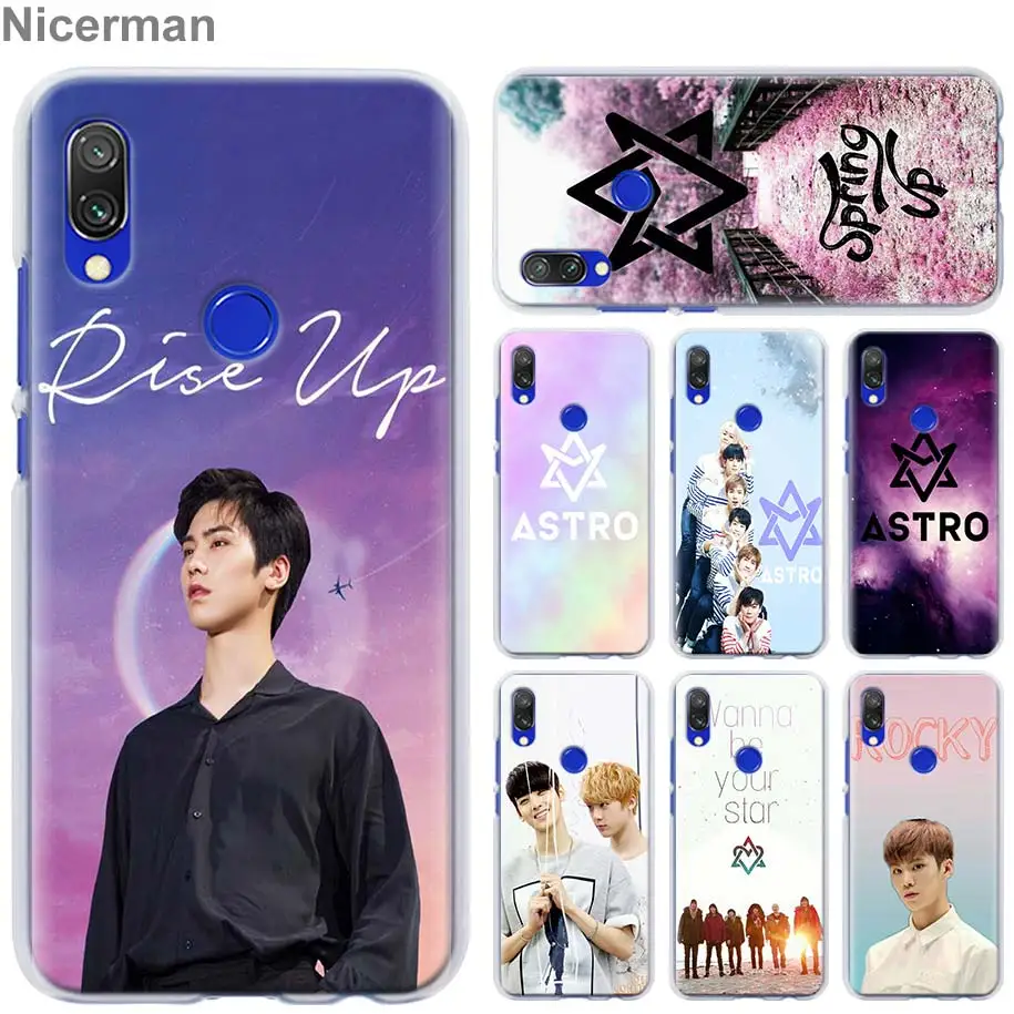 

KPOP ASTRO band boys Case Cover for Xiaomi Redmi Note 7 Pro 7 6 5 Plus 5A 6A 4X S2 GO Pocophone F1 Phone case Coque