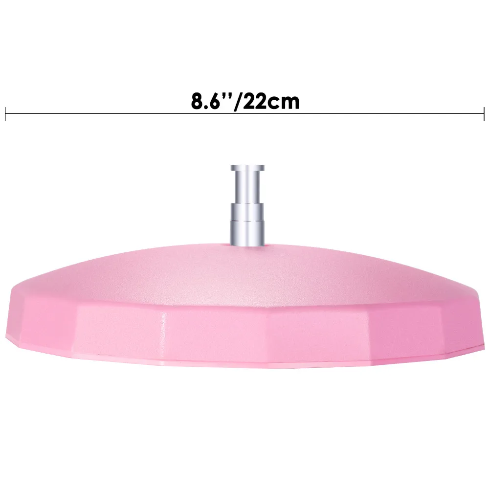 Neewer Утяжеленный кольцо свет база для поддержки светодиодный видео свет, кольцевая лампа с зеркалом и Другое аксессуары для фотосъемки(розовый