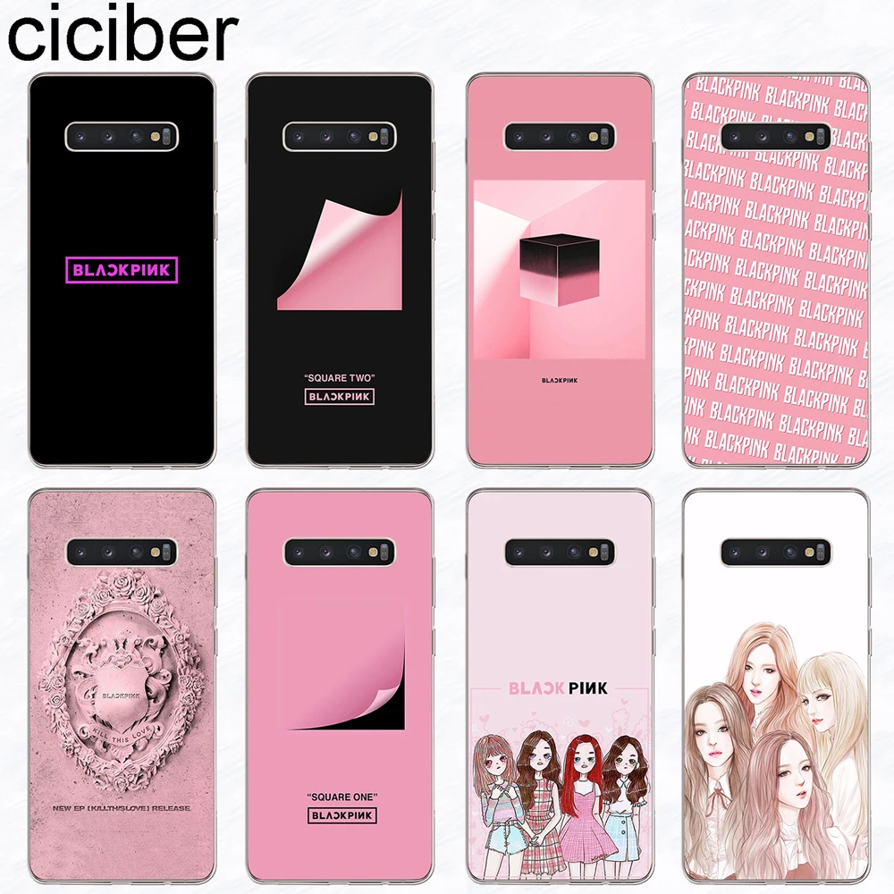 

ciciber BLACKPINK Phone Case for Samsung Galaxy S10 S9 S8 Plus S10e S10+ Soft TPU Cover for Samsung S7 S5 S6 Edge mini Funda