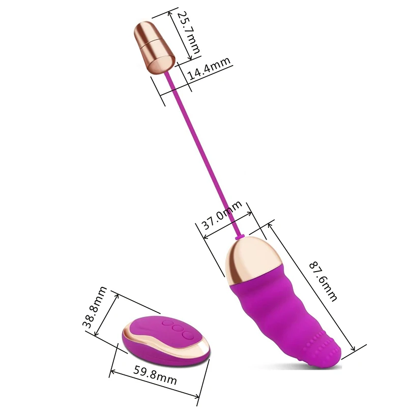 10 Function USB Remote Control Vibrating Wireless Sex Eggs Masturbator Female G Spot Bullet Vibrator Sex Toys Products (2)
