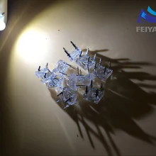 1000 шт 5 мм прозрачные линзы светодиод Piranha 5 мм круглая вершина огнеупор высшего качества белый прозрачный светильник на светодиодах светодиодный потолочный светильник