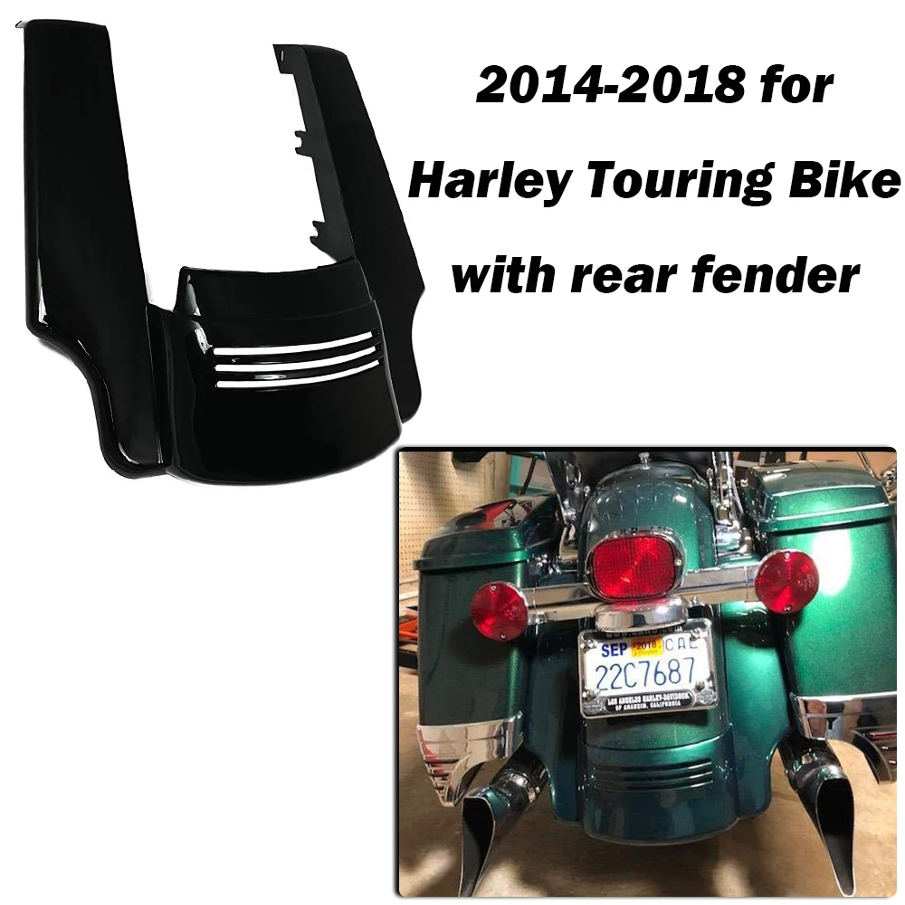 

for Harley Touring Electra Street Glide Road King 2014-2018 5'' Rear Fender Extension Short Filler Stretched High Quality ABS