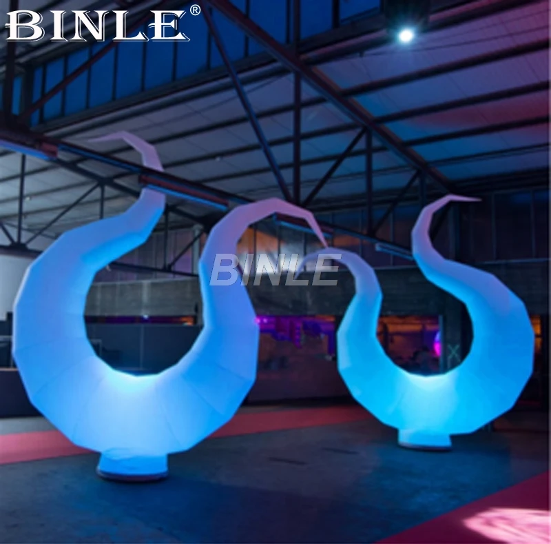 

Индивидуальные специальный дизайн гигантский надувной матрац светодиодный птица надувной Лебедь земной воздушный шар для вечерние украшения