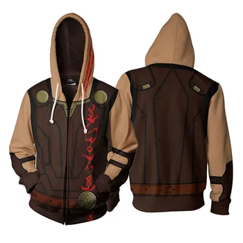 

Avengers Superhero Thor 3D Printed Hoodies Adults Unisex Zip-Up Sweatshirts Hooded Men Long Sleeve Hoody Jacket Outwear Tops