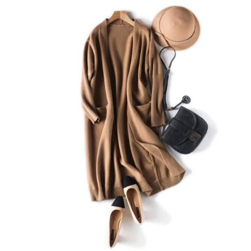 New Solid Color Sweater Female Round Neck Knitted Loose Sweater Shirt Bottoming Korean Student Tide Female Autum Winter Cardigan New Solid Color Sweater Female Round Neck Knitted Loose Sweater Shirt Bottoming Korean Student Tide Female Autum Winter Cardigan