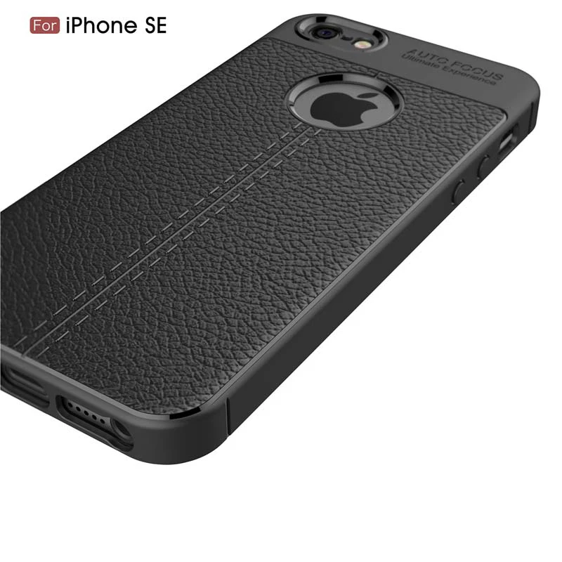 For iPhone 5S Case iPhone Se Cover Vpower Lichee Pattern Shock Proof Soft TPU Cases For Apple iPhone 5 5S Se Phone Back Covers For iPhone 5S Case iPhone Se Cover Vpower Lichee Pattern Shock Proof Soft TPU Cases For Apple iPhone 5 5S Se Phone Back Covers
