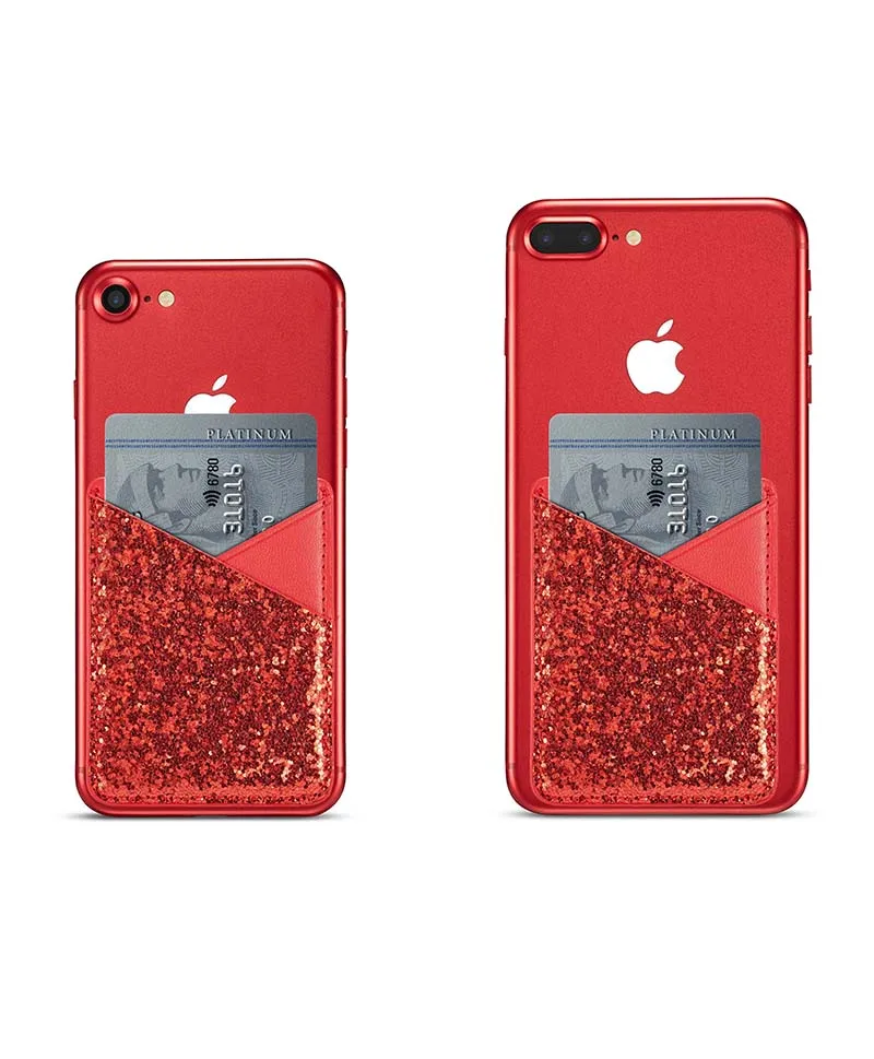 Роскошный блестящий кожаный держатель для карт с наклейками для iPhone 11 Pro X XR XS Max 7 8 Plus huawei P30 Pro samsung Note 10 S10 чехол