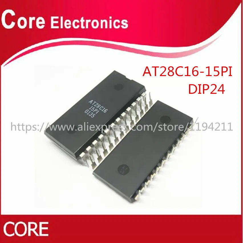 10 шт. AT28C16 15PI 15PU DIP 24 IC новый|Интегральные схемы| |