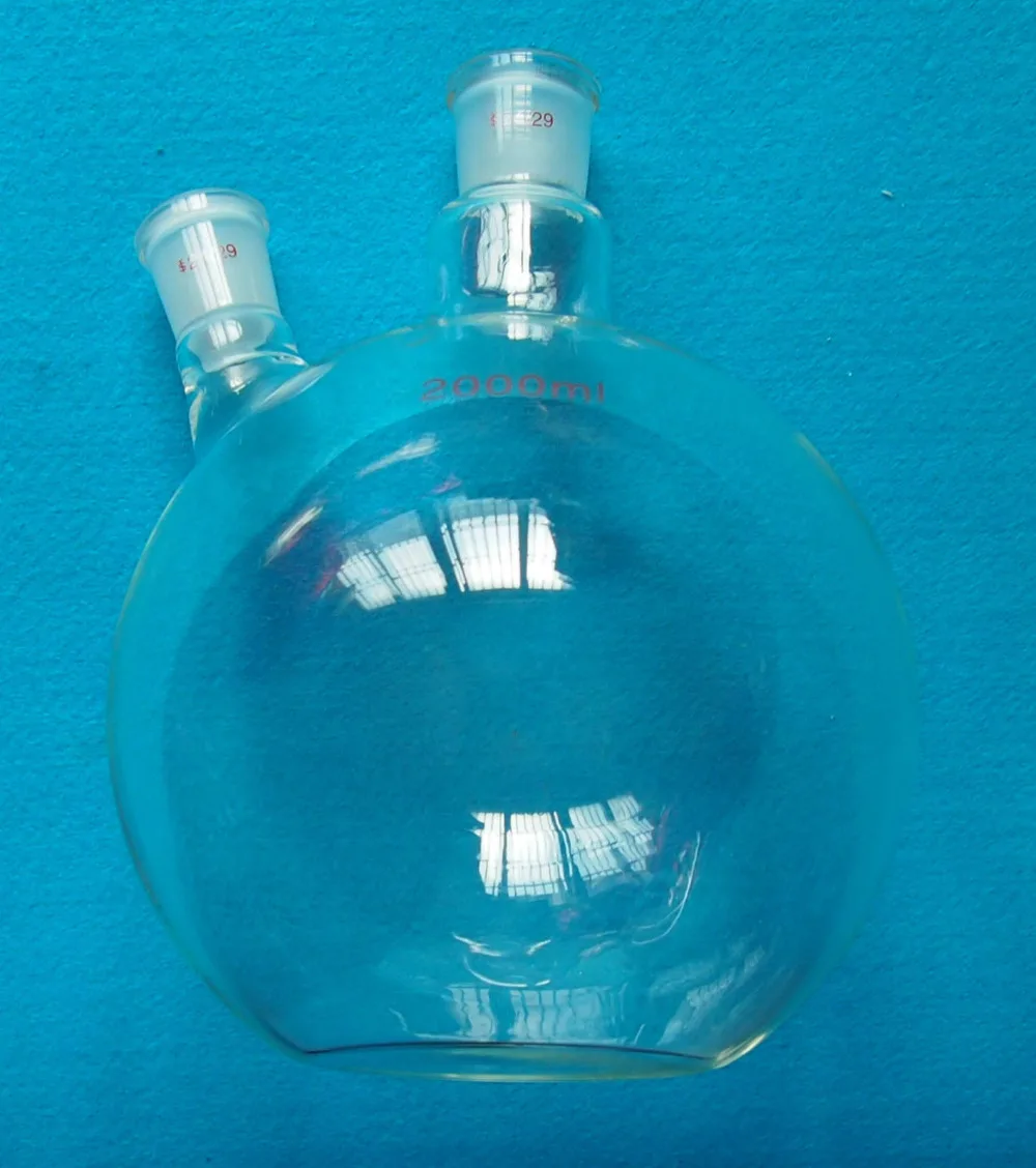 Стеклянная колба с плоским дном 2 л 2000 мл 24/29 шт.|flask sale|flask refillflask |